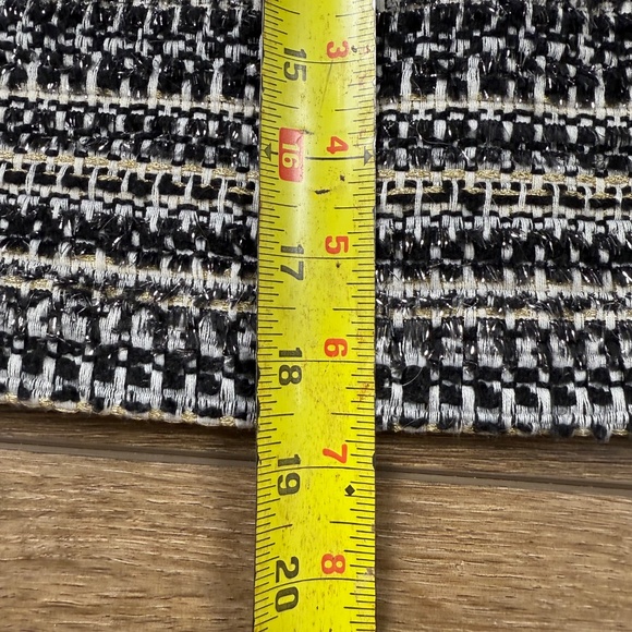 Loft Women's Tweed Metallic Textured Mini Skirt, Size 0, Lined, Holiday, Dressy - Picture 8 of 9